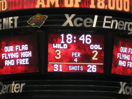 Final score to Wild Playoffs Game2